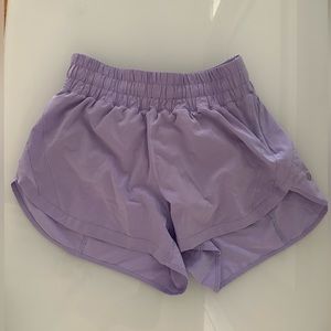 LULULEMON TRACK THAT 3” SHORTS PURPLE